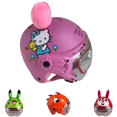 Mũ Bảo Hiểm Trẻ Em Kính Chống Lóa - V&S Helmet - AT103KS - Dành Cho Bé Từ 2 Đến 5 Tuổi, Vòng Đầu 48-50cm, Nặng Dưới 16kg