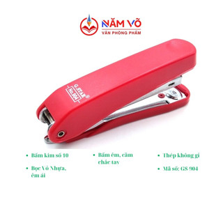 Bấm kim vỏ nhựa số 10 g-star/ gstar gs-904/ gs 904 sử dụng kim bấm số 10 thép không gỉ