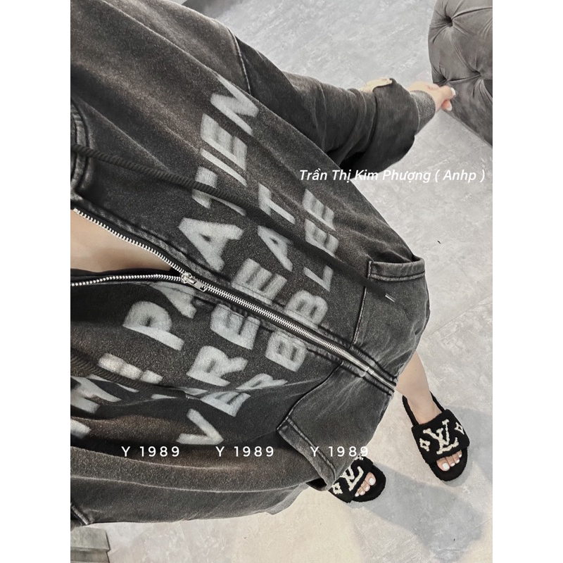 Khoác nỉ loang form unisex chuẩn mẫu mặc