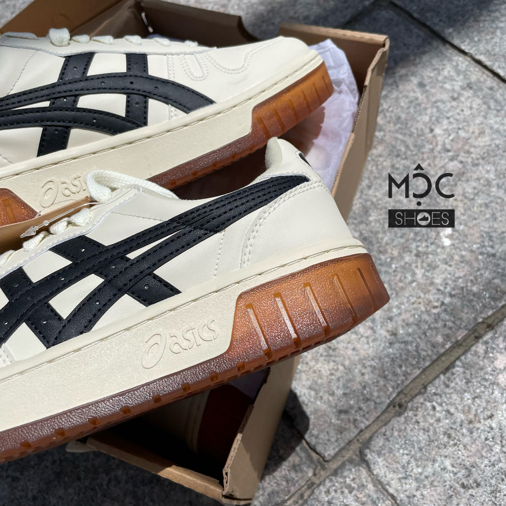 Asics Court Mz - Cream Black Gum - Code: 1203A127-750