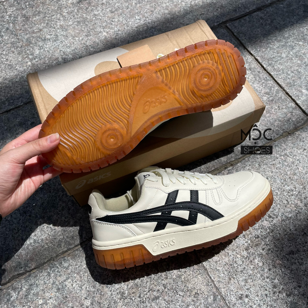 Asics Court Mz - Cream Black Gum - Code: 1203A127-750