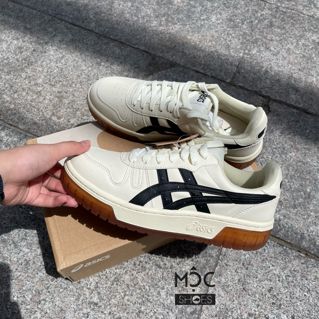 Asics Court Mz - Cream Black Gum - Code: 1203A127-750