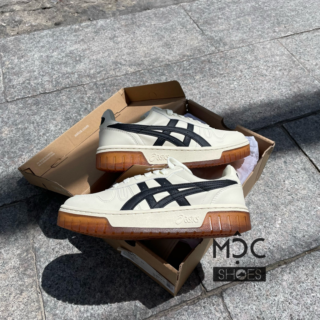 Asics Court Mz - Cream Black Gum - Code: 1203A127-750