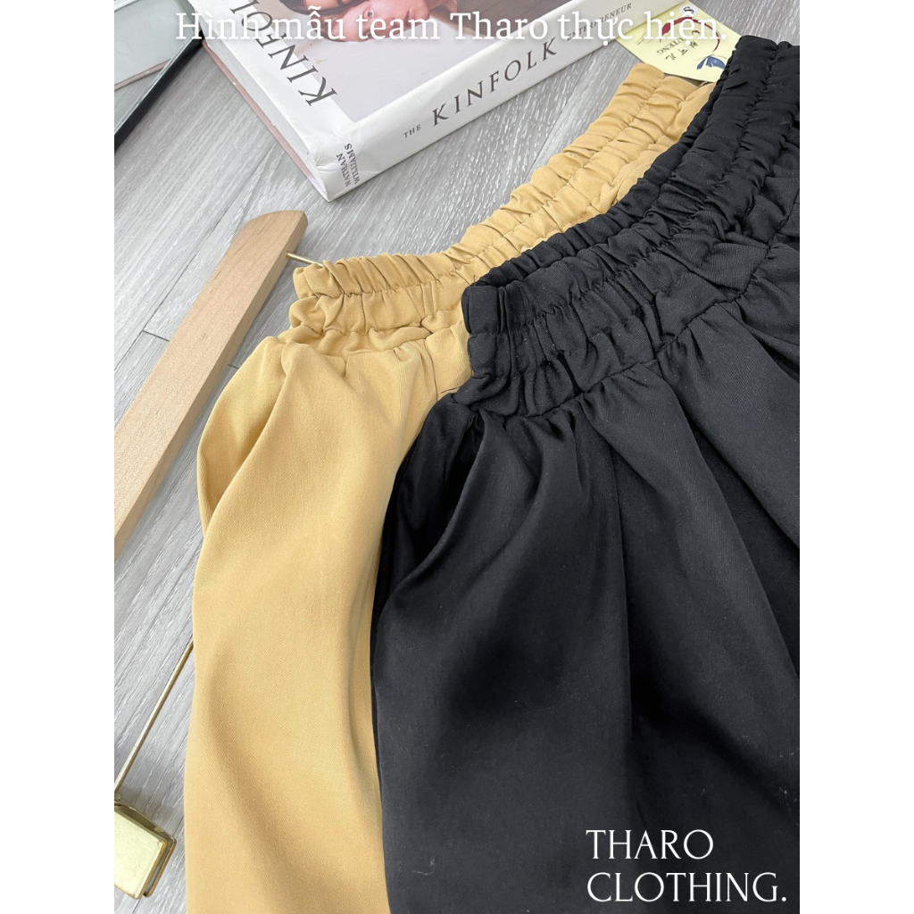 Chân Váy Xòe Có Túi, Chât Kaki Mềm - Tharo Clothing