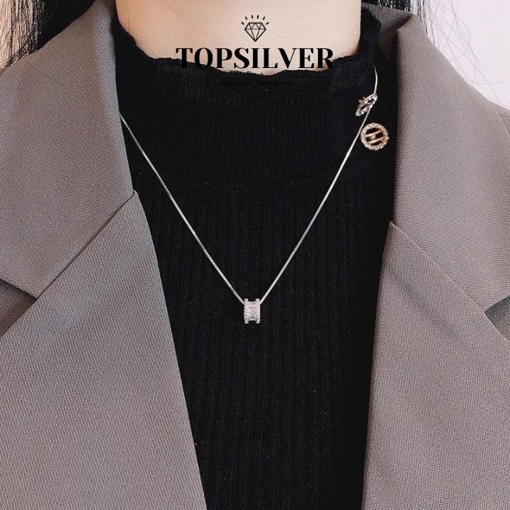 Dây Chuyền Bánh Xe Bạc Chuẩn TOPSILVER