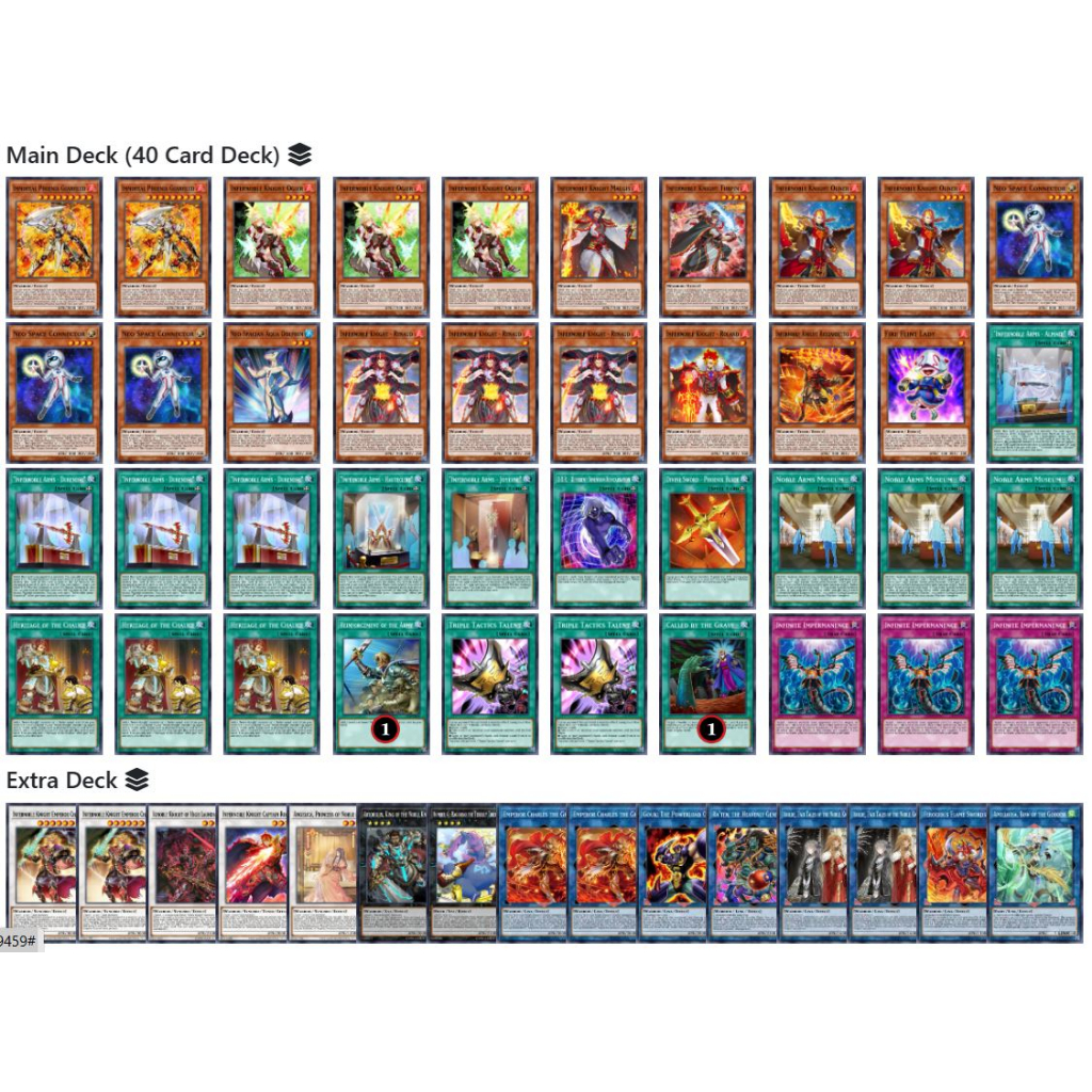 Bài YuGiOh - Bộ 54 lá bài Infernoble Knights Deck - Card Game VN Giá Rẻ