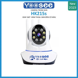 Camera wifi yoosee 3 râu ban đêm có màu 1080p, Báo động chống trộm, đàm thoại 2 chiều