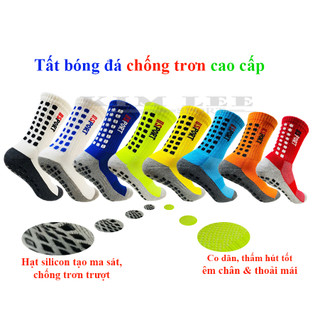 Tất đá bóng chống trơn trượt cao cấp IISport - Vớ đá banh - Siêu êm, siêu thấm mồ hôi, 100% cotton