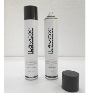 Keo xịt tóc Lavox Cứng tạo  nếp tóc siêu sóng giữ  nếp tóc dày hơn (nấp đen)