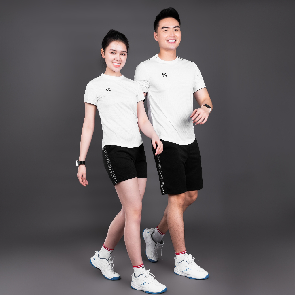 Đồ Đôi Thể Thao Nam Nữ HERMOD Vải Co Dãn, Thoáng Mát, Thấm Hút CH02TR