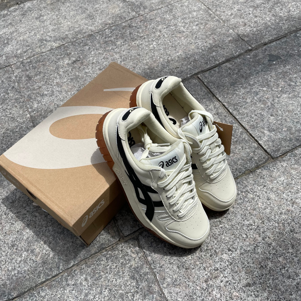 Asics Court Mz - Cream Black Gum - Code: 1203A127-750