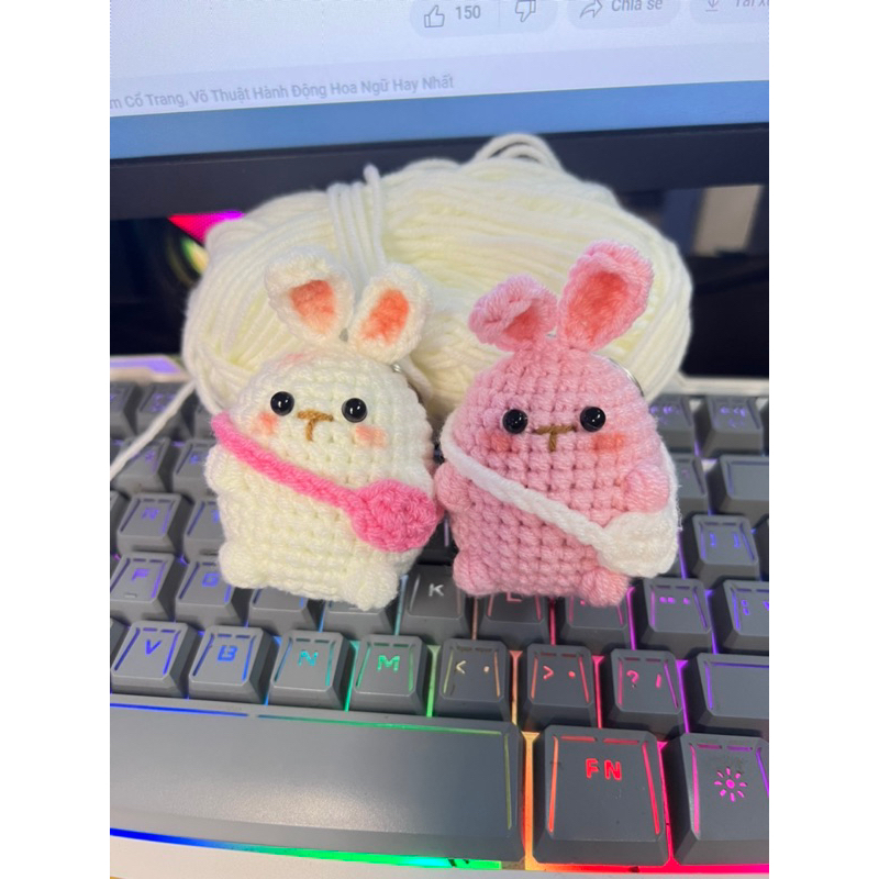 Móc khoá bé thỏ