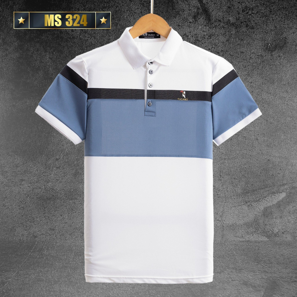 Áo thun nam tay ngắn có cổ- áo phông nam cổ bẻ chất coton co giãn nhiều mẫu PN ms01