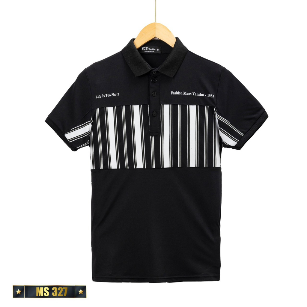 Áo thun nam tay ngắn có cổ- áo phông nam cổ bẻ chất coton co giãn nhiều mẫu PN ms01