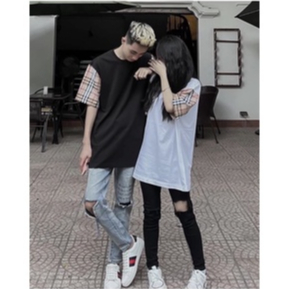 Áo thun cao cấp BBR Vintage nam nữ form rộng vải cotton 2 chiều