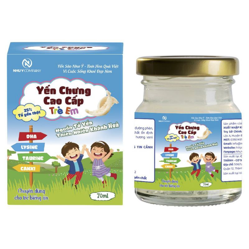 Yến Chưng Sẵn Cho Bé Hủ 70ml Như Ý
