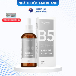 Drceutics - tinh chất b5 basic hydration 5% drceutics cho da dầu mụn