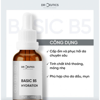 DRCEUTICS - Tinh Chất HA Basic Hydration Drceutics Cho Da Dầu Mụn (30ml)