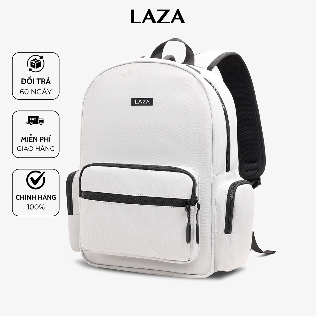Balo túi hộp LAZA Catse Backpack 580 vải canvas trượt nước, chứa được laptop 15.6in, bảo hành trọn đời
