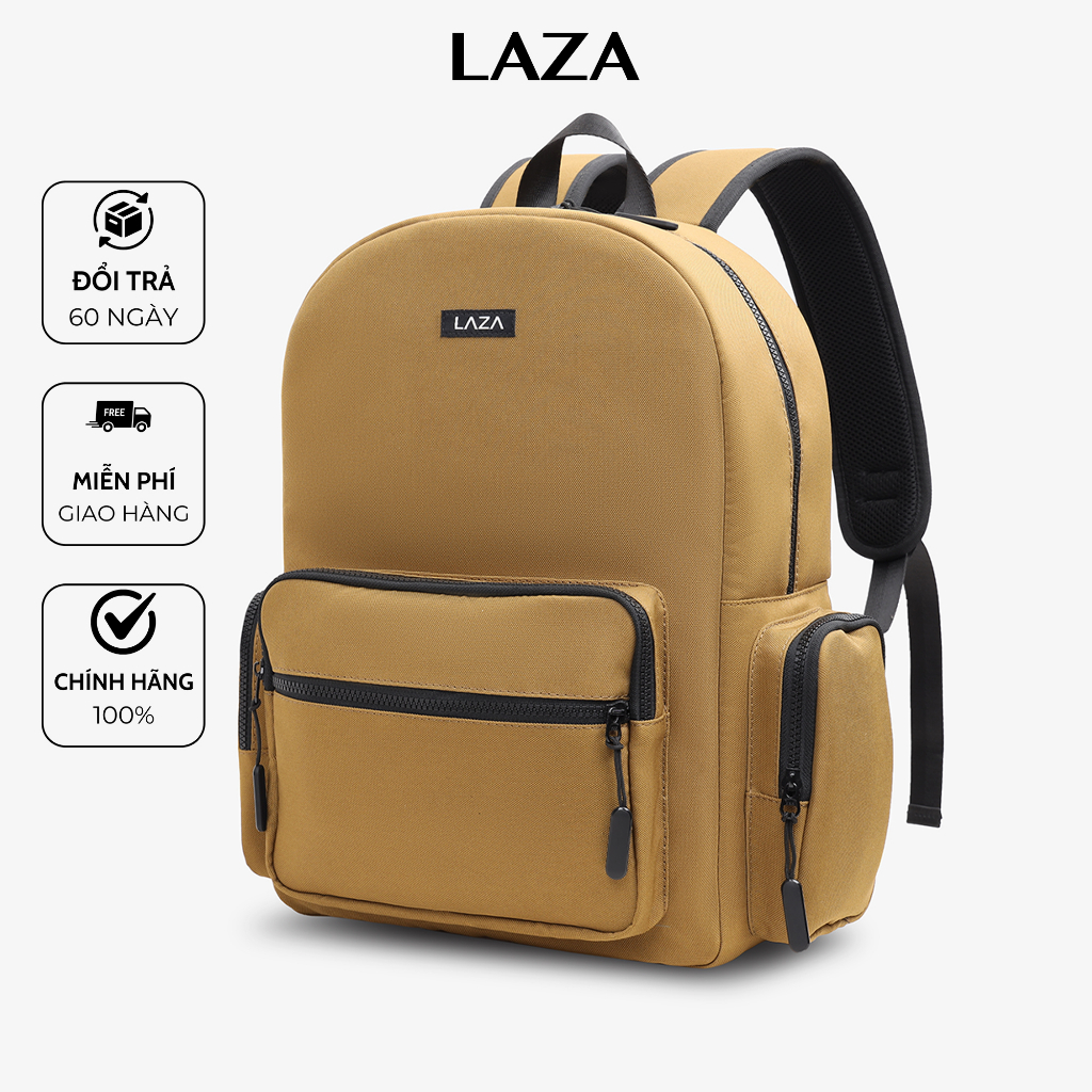 Balo LAZA Catse Backpack 580 - Chất liệu canvas trượt nước - Hàng thiết kế bảo hành TRỌN ĐỜI