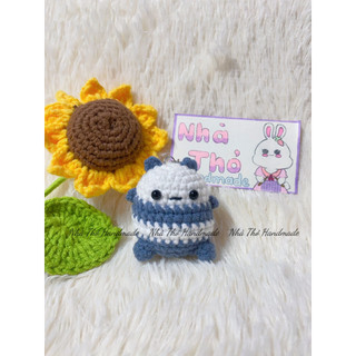 [ Handmade ] Móc khóa len gấu We Bare Bears bằng len