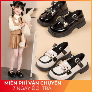 Giày búp bê da bóng cá tính HOT 2024 mã xd-2818 Quảng Châu cao cấp cho bé gái từ 3 tuổi đến 15 tuổi