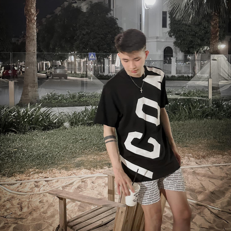 Áo thun cotton ICON form rộng cao cấp định lượng 270gsm trẻ trung, nam tính