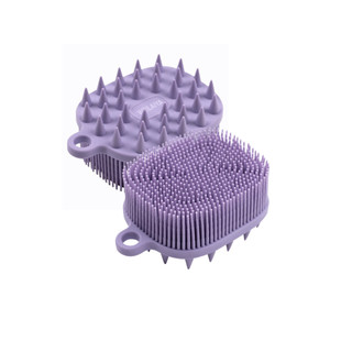 Lược Tắm Gội Weilaiya 2 Trong 1, Silicon Mềm, Làm Sạch Gàu & Tẩy Tế Bào Chết Toàn Thân.