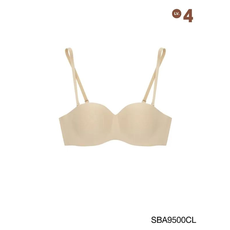 Áo Lót Cúp Ngang Mút Dày Siêu Nâng Ngực Không Gọng Màu Trơn Doomm Doomm Body Bra By Sabina SBA9500