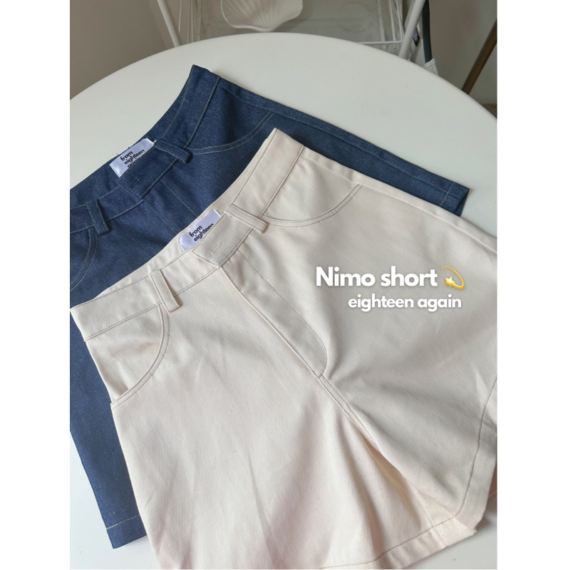 Quần denim short Nimo 18made ✿ 𝐁𝐲 𝐄𝐢𝐠𝐡𝐭𝐞𝐞𝐧 𝐀𝐠𝐚𝐢𝐧