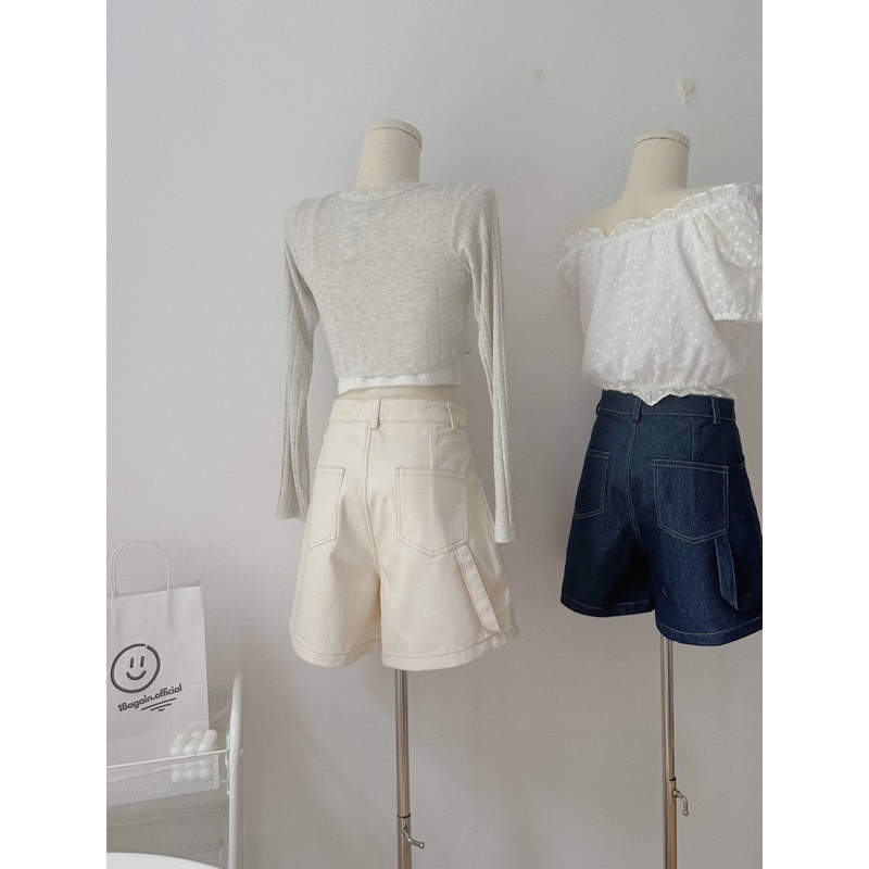 Quần denim short Nimo 18made ✿ 𝐁𝐲 𝐄𝐢𝐠𝐡𝐭𝐞𝐞𝐧 𝐀𝐠𝐚𝐢𝐧