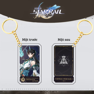 [29 mẫu] Móc khóa mica game Honkai: Star Rail - Mẫu 2 (Loại cao cấp - Hình in ép giữa 2 mặt mica)