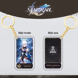 [29 mẫu] Móc khóa mica game Honkai: Star Rail - Mẫu 2 (Loại cao cấp - Hình in ép giữa 2 mặt mica)
