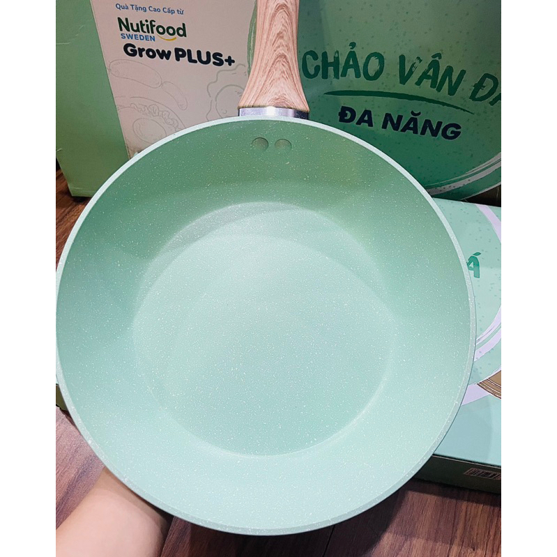 Chảo vân đá Green Cook đáy từ chống dính  - Hàng chính hãng