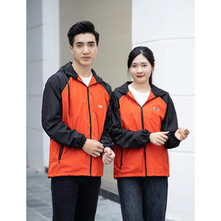 Áo gió nam nữ 2 lớp 3 khóa 5K HUMADO chống nước, chất vải gió cao cấp chống nước cản gió khi đi đường giúp giữ ấm cơ thể