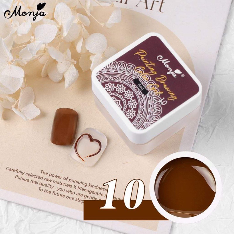 Gel vẽ màu nâu & da vẽ hoạt hình
