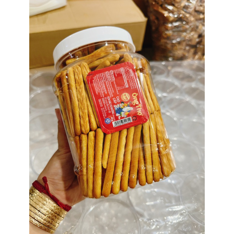 Bánh quy đũa chấm sữa hủ 500gr