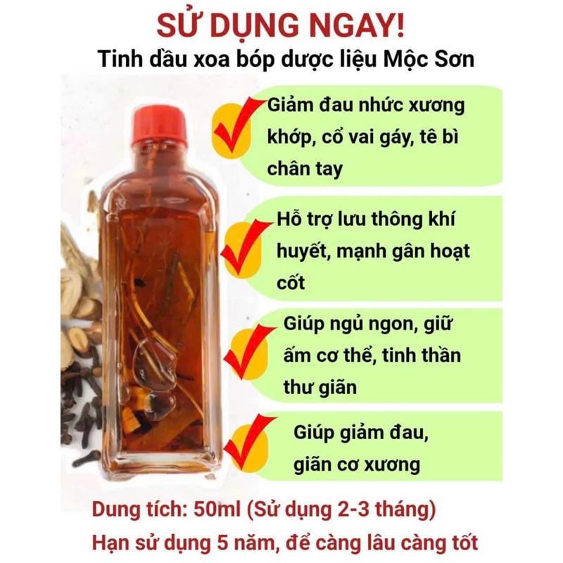 Dầu Xoa Bóp Mộc Sơn