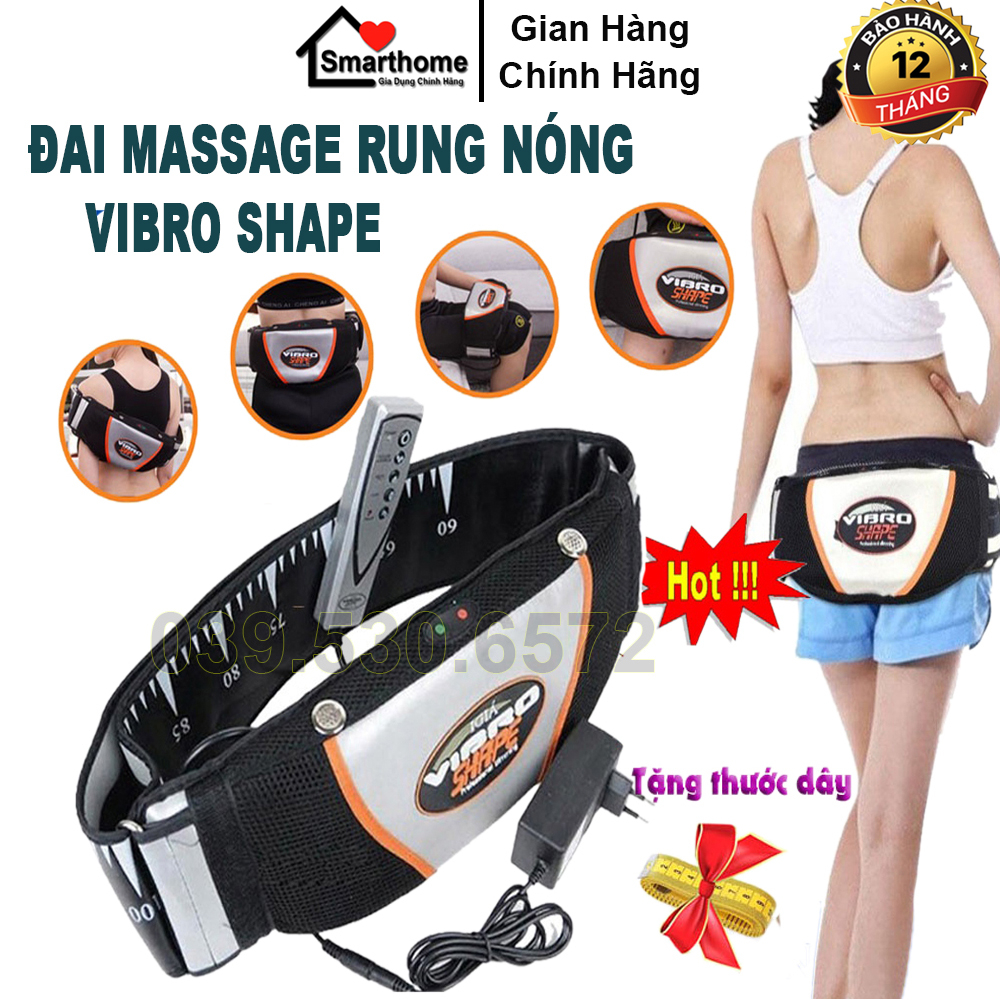 Máy Massage Bụng KAW, Đai massage bụng giảm mỡ Vibro Shape