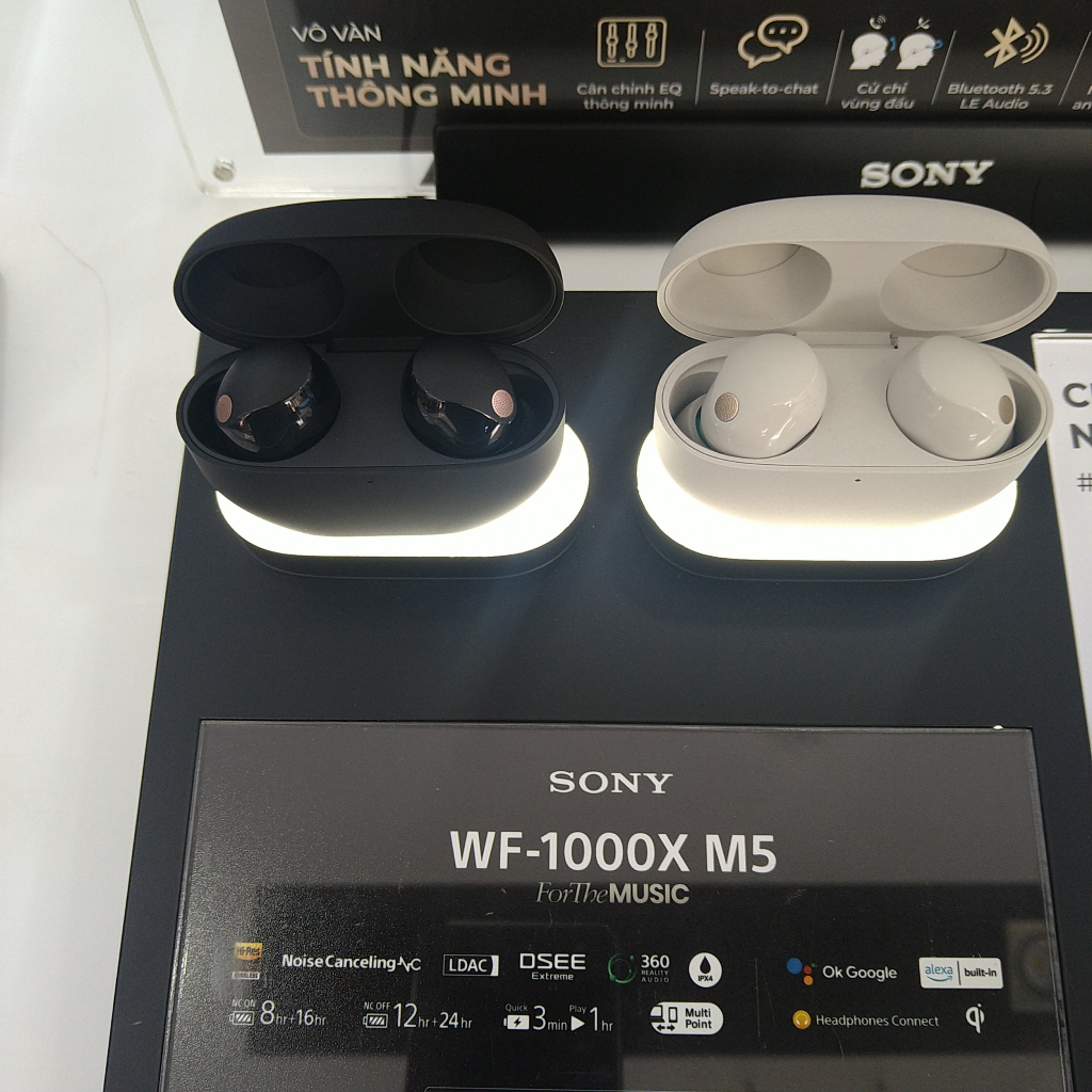 Tai nghe Sony WF-1000XM5 không dây chống ồn