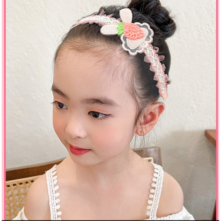 Băng đô dán tóc nhiều hoạt hình dễ thương phong cách Hàn Quốc cho bé BDA - Băng đô dán