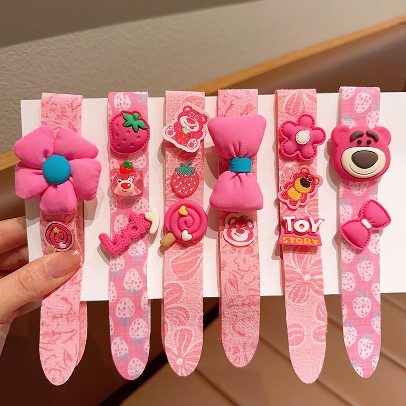 Băng đô dán tóc nhiều hoạt hình dễ thương phong cách Hàn Quốc cho bé BDA - Băng đô dán