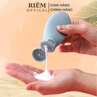  Chai Chiết Mĩ Phẩm 60ml Set 3 Lọ Đựng Dầu Gội Sữa Tắm Du Lịch An Loài Tiện Lợi RIEM 