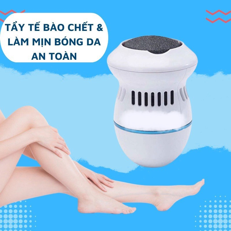 Máy Chà Gót Chân Cá Nhân tại Nhà Tẩy Tế Bào Chết Sạc Pin Tích Điện 2 Đầu Mài RIEM