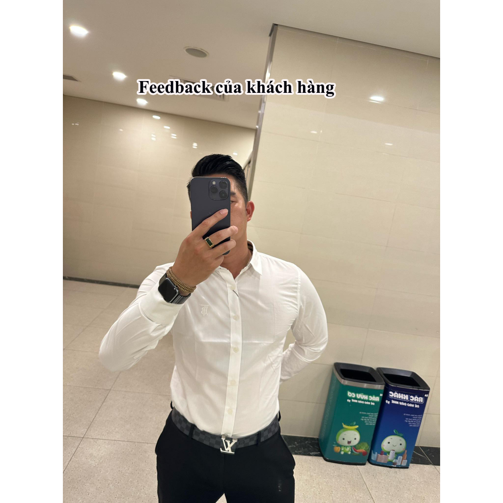 Sơ mi trắng , đen BURBERY hàng Like Aut 1:1