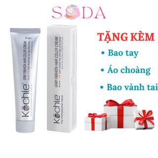 Thuốc Nhuộm Tóc phủ bạc - Kem nhuộm tóc phủ bạc KOCHIE The Professional Value Gray Fashion Hair Color Cream