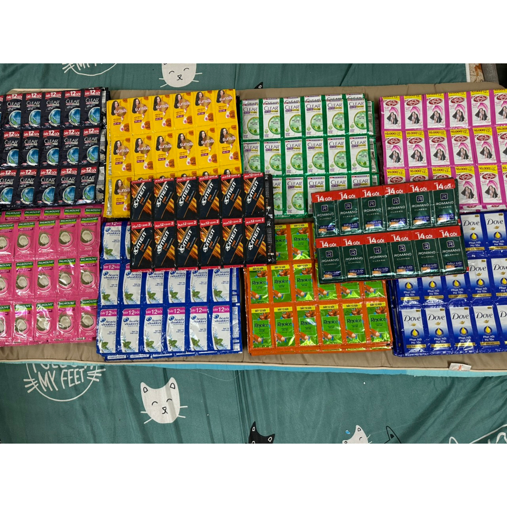 Dầu gội dây chính hãng Uni 1 dây 12 gói nhỏ