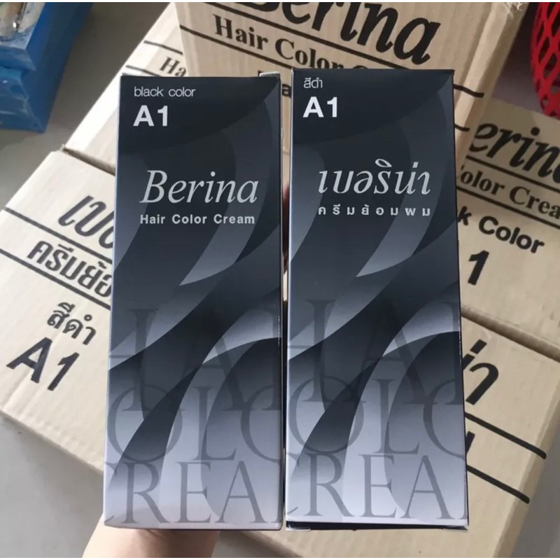 Thuốc Nhuộm Tóc Thái Lan Frenia A1 Màu Đen, A2 Màu Nâu Đen