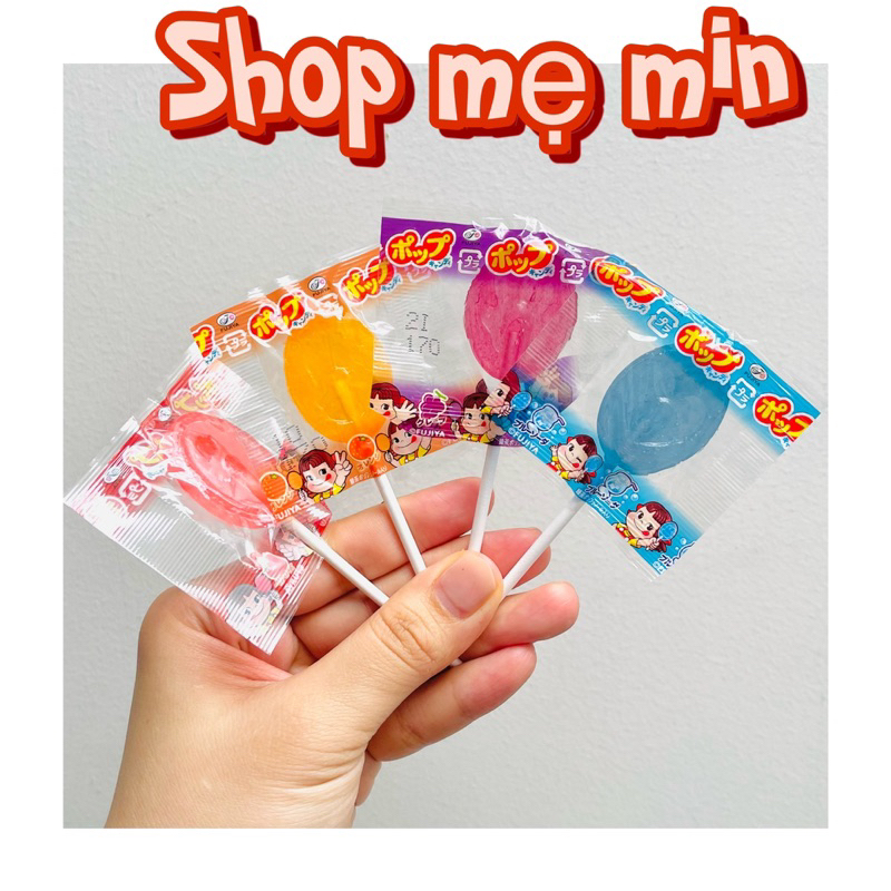 Kẹo mút trái cây không sâu răng Fujiya 12M+ Nhật Bản , Kẹo không sâu răng cho bé gói 20 cây