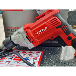  MÁY KHOAN ĐIỆN CẦM TAY CHÍNH HÃNG ETOP 13AS ĐẦU MŨI 13MM. LÕI ĐỒNG 100% 